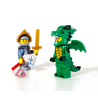 Knight of the Yellow Castle & Green Dragon Costume Minifigure Set