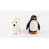 Polar Bear Cub and Penguin