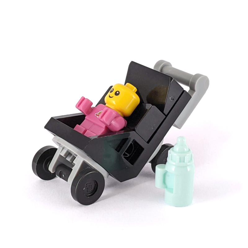 Pink Space Baby and Pram