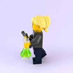 Female Astronomer with Flask and Sextant