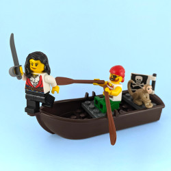 Pirates and Rowboat Set