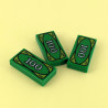 3 x Green 100 Money Tiles