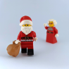 Lego Santa & Mrs Claus Minifigure Set