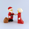 Lego Santa & Mrs Claus Minifigure Set