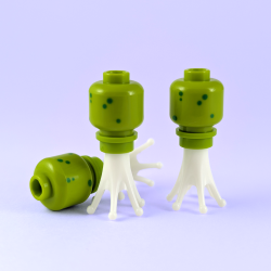 3 Aliens with Glow in the Dark Tentacles