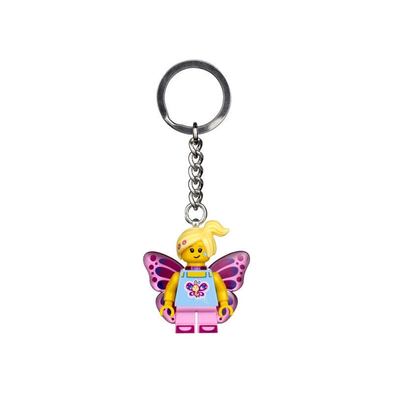 Butterfly Girl Keyring