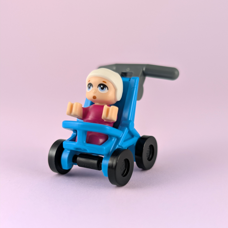 Micro Doll Emelia and Pram