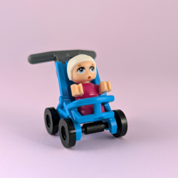 Micro Doll Emelia and Pram