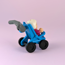 Micro Doll Emelia and Pram