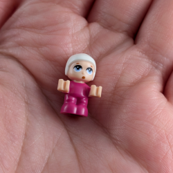 Micro Doll Emelia and Pram