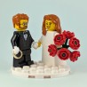 Ginger Bride and Groom Minifigure Set
