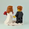 Ginger Bride and Groom Minifigure Set